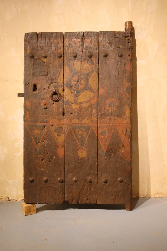 moroccan door farm, morroccan door, 25x39 inch, wood door, handmade door, berber morrocan door,