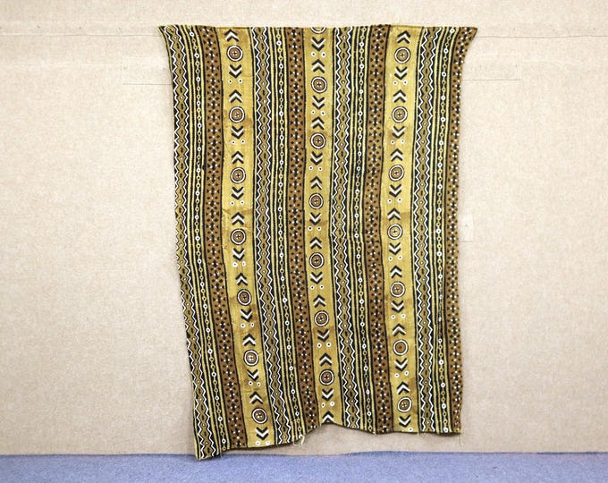 Yellow Vintage Moroccan Rug 4x7 - Flat Weave Rug For Living Room - Unique Berber Rug - Wall Hanging Rug - Tribal Boho Rug
