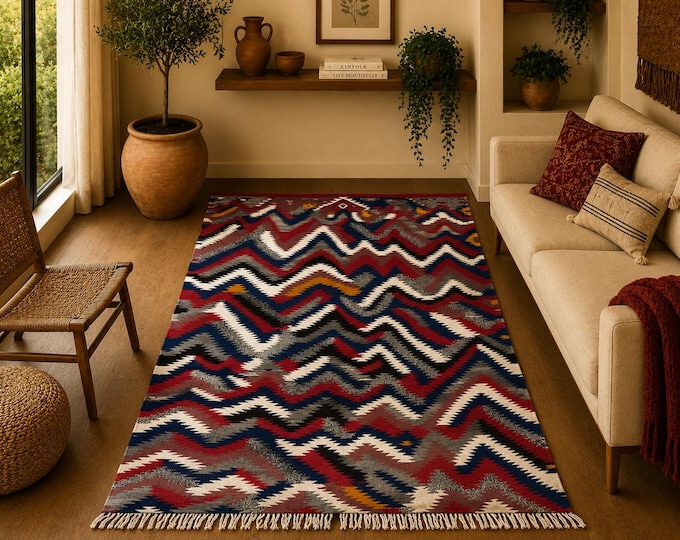Piece of art Akhnif rug 5.2 x 8.6 ft