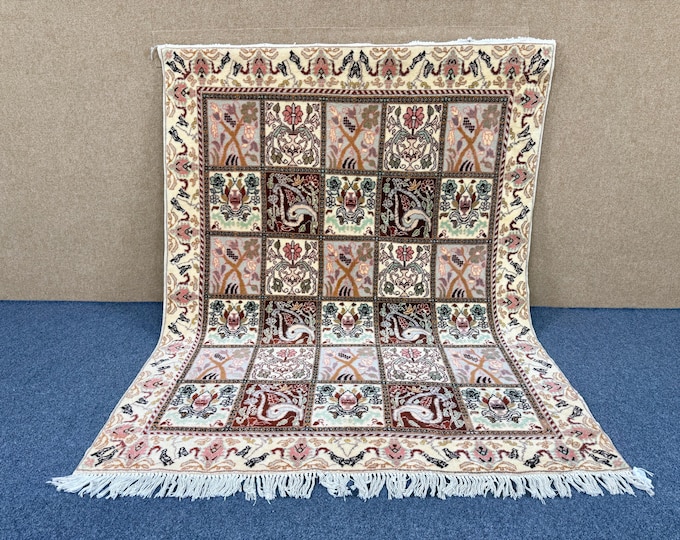 Rare Moroccan Rug 5x7 – Handmade Berber Rug – Large Moroccan Rug – Taditionally Rug – Premium Wool Quality Rug – One of a Kind Decor