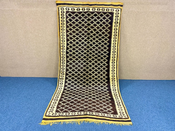Soft Moroccan Boujaad Rug – Handmade Wool Carpet –