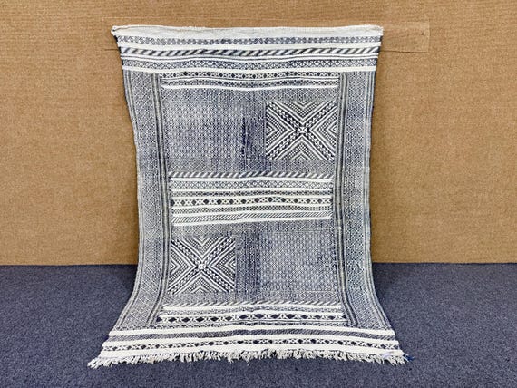 Berber nomad Kilim 4x5 ft