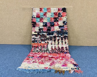 boucherouite rug 6,9 x 3,4 ft