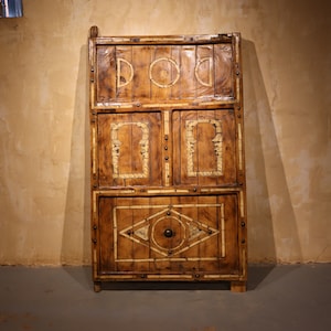 morrocan door, berber door, cedar door,  29x46 inch berber door, Vintage Moroccan Door, antique wood door, vibrant door