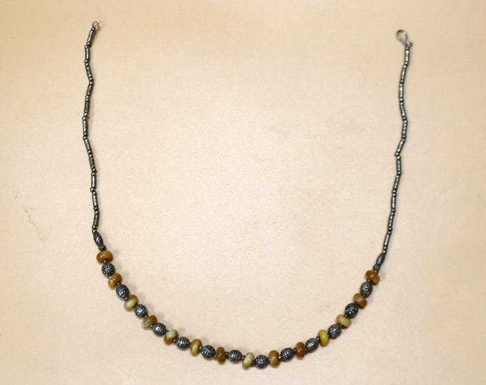 Vintage Berber Necklace, Moroccan Silver Amulet Pendant, Tribal Coral Agate Bead Necklace, Ethnic Talisman necklaces