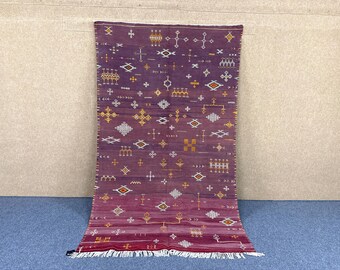 Vintage akhnif  rug 5,2 x 8,6 ft