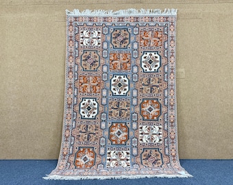 Authentic Moroccan Rug 5x7– Handmade Berber Rug – Premium Wool Quality Rug – Traditionally Rug – Unique Handwoven Moroccan Wool Tapis