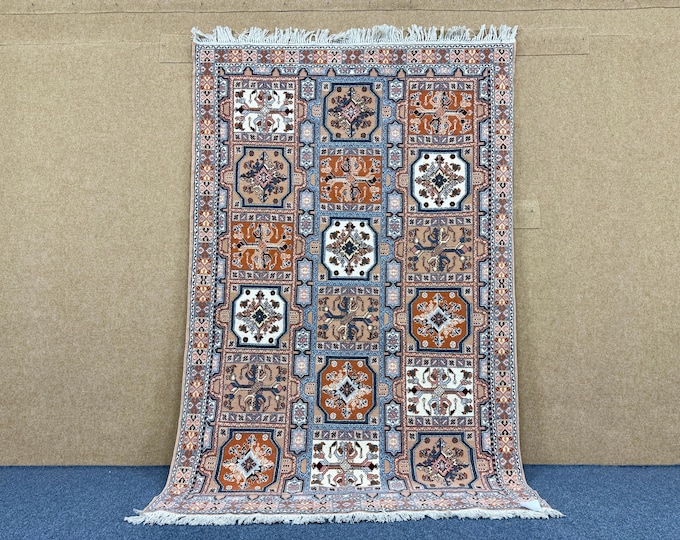 Authentic Moroccan Rug 5x7– Handmade Berber Rug – Premium Wool Quality Rug – Traditionally Rug – Unique Handwoven Moroccan Wool Tapis