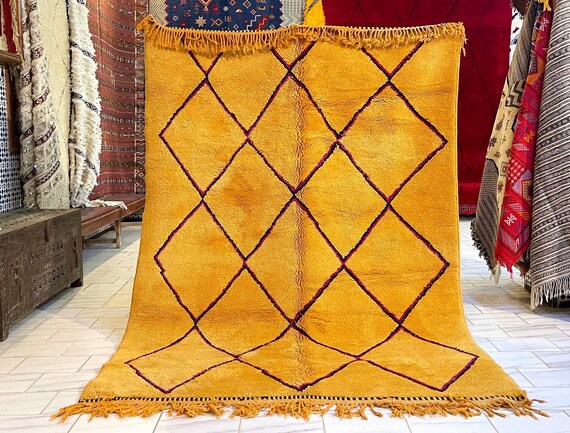 Custom Dimensions Moroccan Berber Rug - Artisanal Statement Piece for Your Space