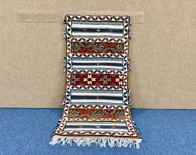 Authentic Moroccan Glaoui Runner 2x5 ft – Handmade Moroccan Hallway Carpet – Narrow Hallway Rug –Moroccan Entryway Rug –  Boho Style