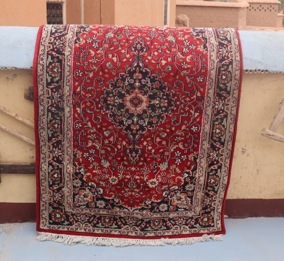 Handwoven Traditional Rug,Large Unique Artisan Crafted Beauty, 4x5feet rug