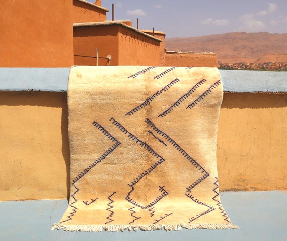 Elevate Your Space with a Custom White Fluffy Berber Rug