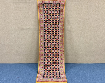 Taznakhet Runner Rug 2x8 ft – Handwoven Moroccan Flatweave Rug – Long Berber Hallway Rug – Bohemian Entryway Rug – Free Shipping