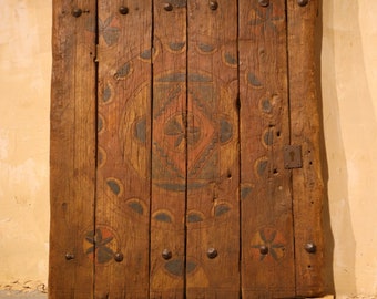 vintage moroccan door, berber door, carved wooden door, moroccan door frame