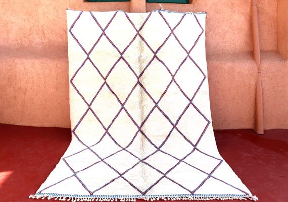 Custom Beni Mrirt Rug -Moroccan Rug-Hand-Knotted Moroccan Wool Carpet- Handmade Carpet-Made To Order Berber Rug