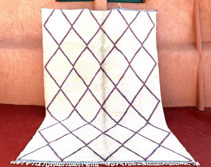Custom Beni Mrirt Rug -Moroccan Rug-Hand-Knotted Moroccan Wool Carpet- Handmade Carpet-Made To Order Berber Rug