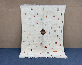 Gorgeous Moroccan Rug 7x9 | moroccan decorated | Authentic Berber Rug | moroccan decorated | Ethnic Handmad Rug