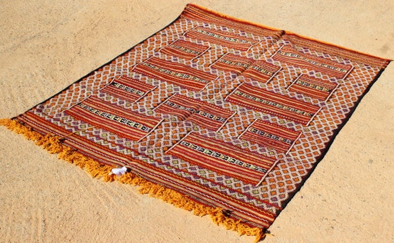 View of Undyed Cotton Area Rug - Etsy