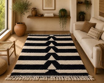 Beni Ourain rug 5 x 3,4 ft