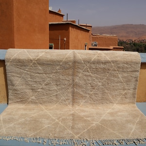 CUSTOM SIZE RUG - Beni Mrirt - Morocco rug - Berber rug hand knotted - Moroccan rug - Wool rug