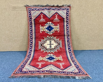 Taznakhet rug 6,7 x 3,9 ft– Bohemian Living Room Rug – Boho Home Décor – Free Shipping