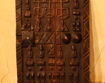 african door pull, moroccan door frame, 12x16 inch door, traditional berber door, handmade door, small door