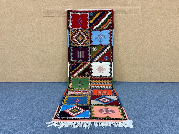 Berber Glaoui runner rug 2.6 x 7 ft