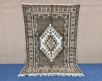 Masterpiece Moroccan Rug 6x9  –– Handmade Berber Rug – Premium Wool Quality Rug – One of a Kind Decor