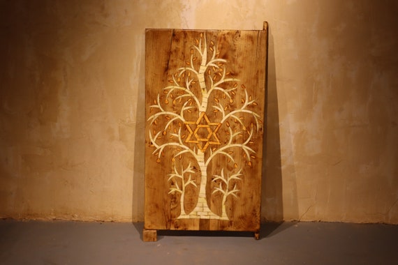 cedar door, berber door, african door, Vintage moroccan door, 24x 39 inch berber small door, tree door.,handcrafted door, boho decor