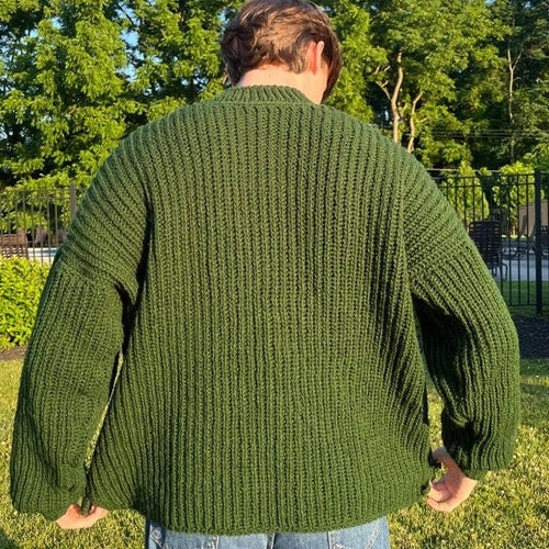 Unisex Oversized Crochet Sweater PATTERN Etsy
