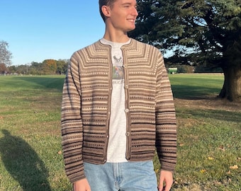 Unisex Fade Into Fall Crochet Cardigan Pattern