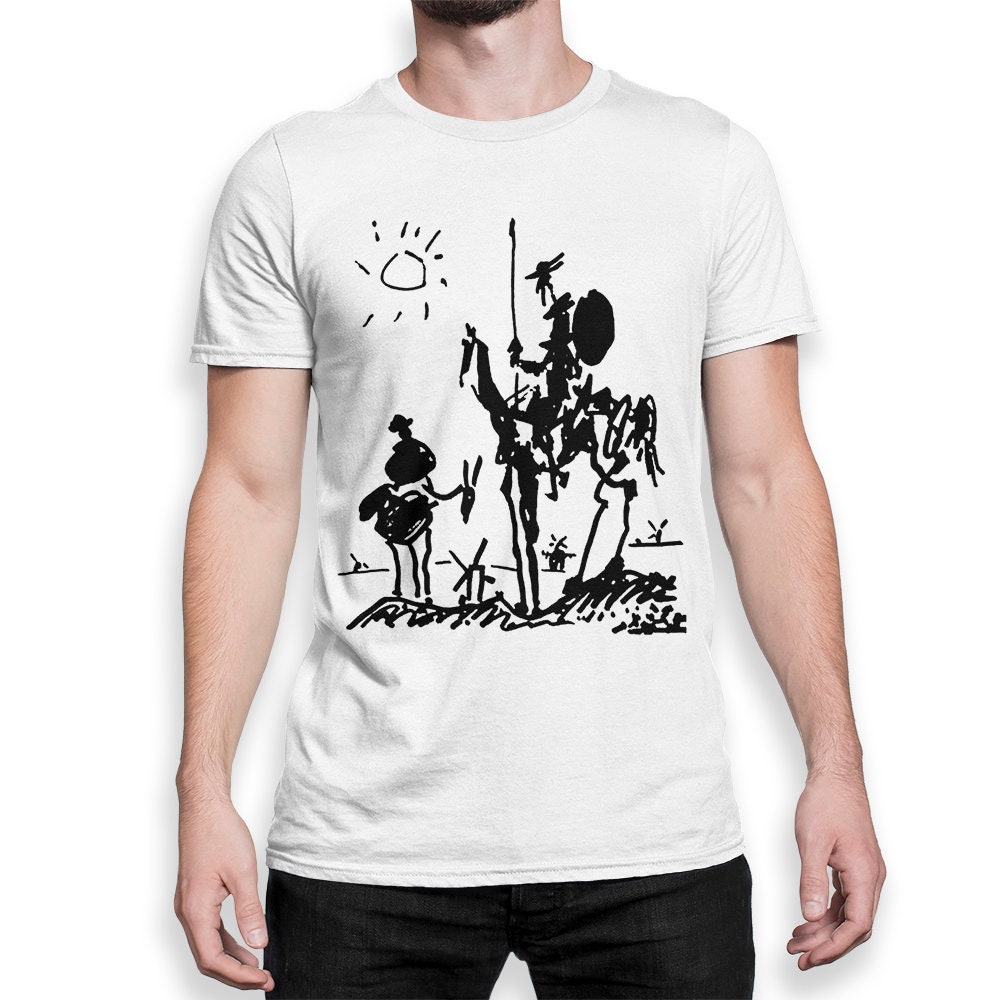 Don Quixote by Pablo Picasso T-Shirt High Quality Cotton Tee | Etsy