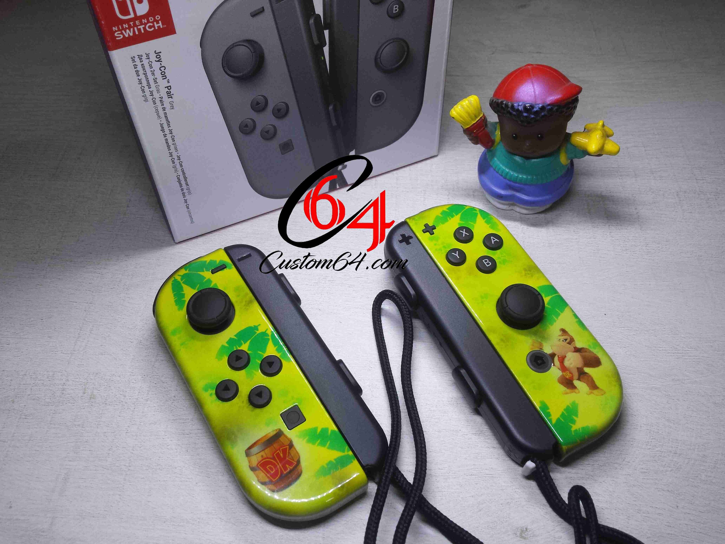 Nintendo Joy-con Switch Controller New Custom Donkey Kong | atelier