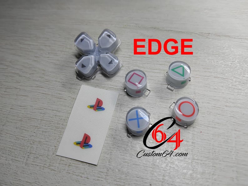 Vintage White Transparent PS5 Button Compatible With Dualsense/edge - Etsy