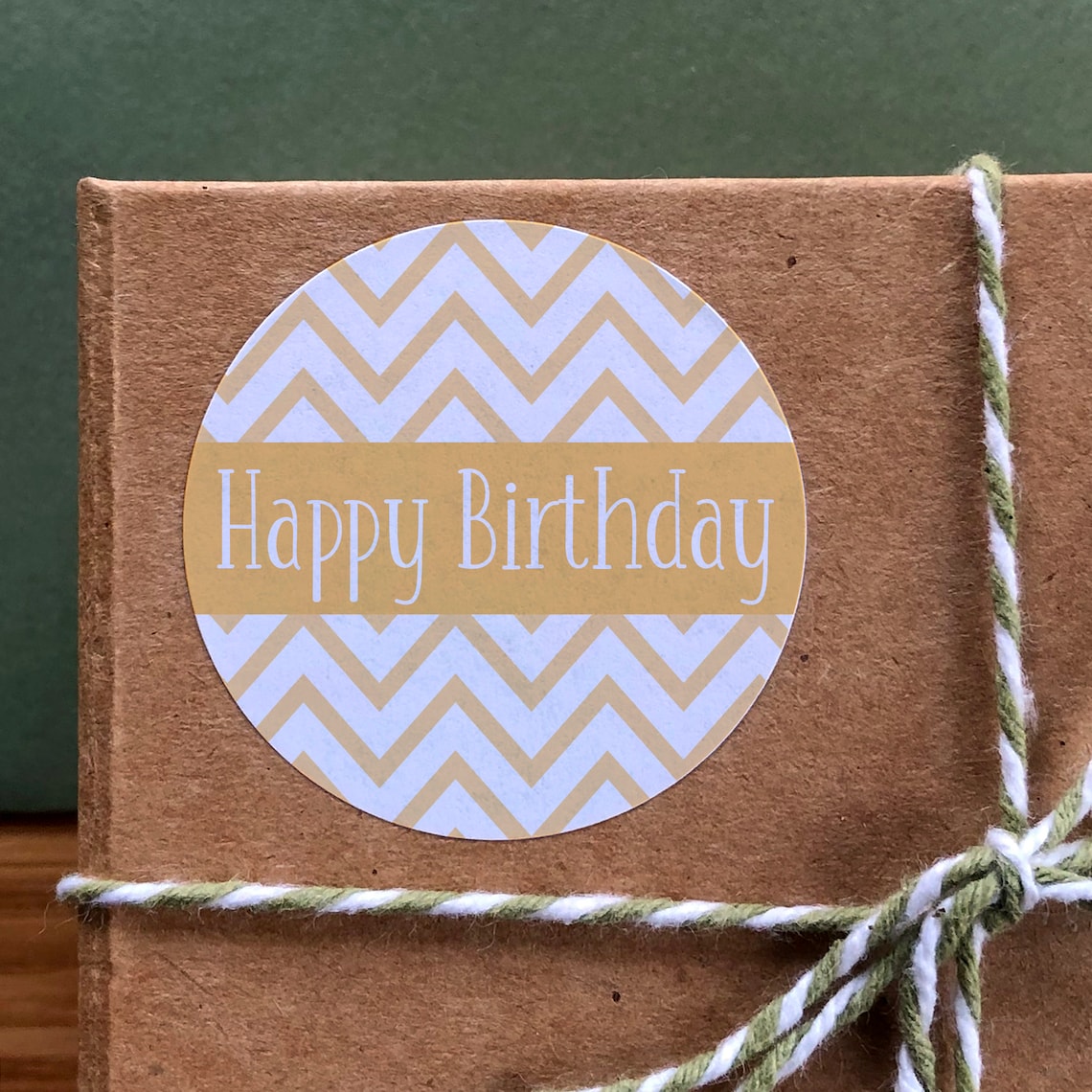 Happy Birthday Stickers Envelope Seals Postage Labels Etsy