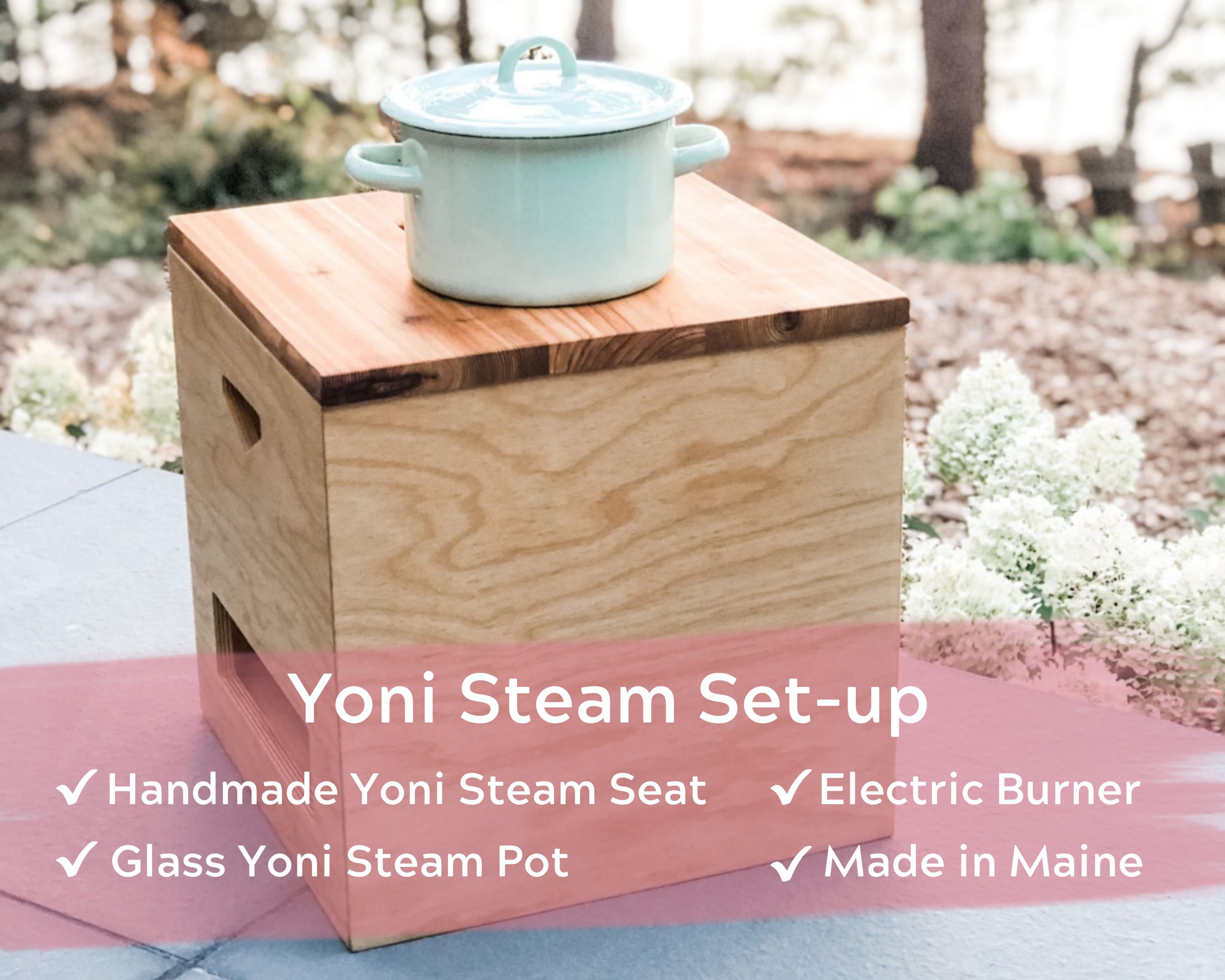 Yoni Steam Wooden Seat Yoni Steam Setup Yoni Steam Seat Etsy