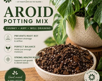 Premium Potting Mix for Aroids – Ideal for Aroids like Philodendron, Monstera, Anthurium, Alocasia, Pothos, Scindapsus, Syngonium & more