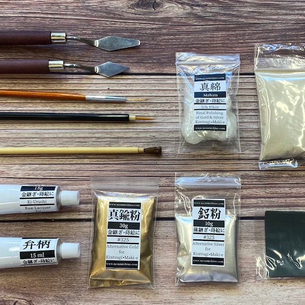 Kit Kintsugi tradicional hipoalergênico para iniciantes