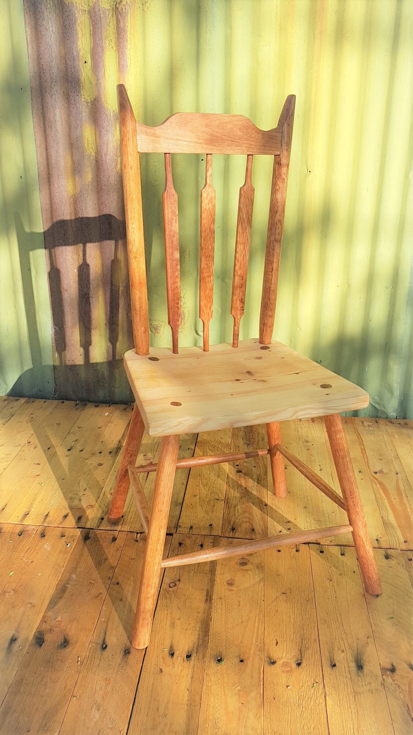 Country Kitchen Style Wooden Dinning Chair - Etsy New Zealand