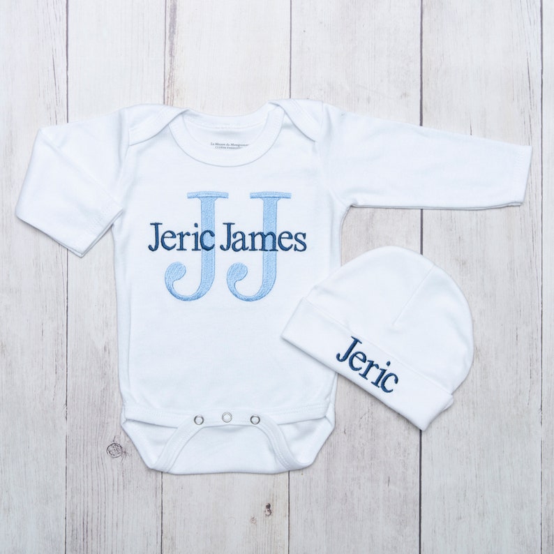 Newborn Boy Coming Home Outfit Baby Boy Take Home Outfit Etsy