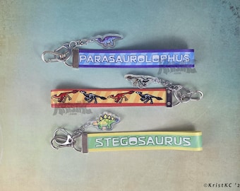 Dinosaur Holographic Charm and Lanyards