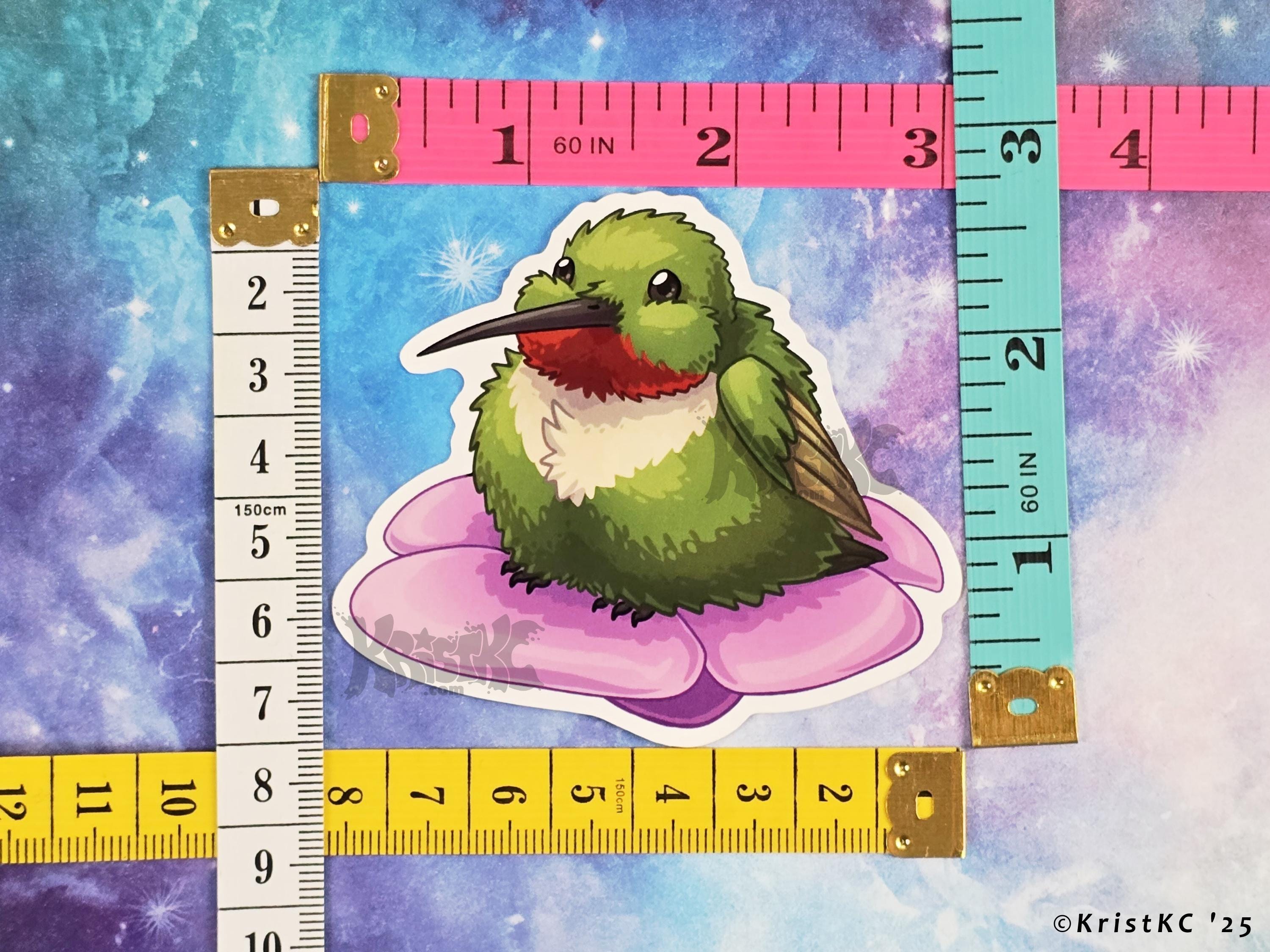 Hummingbird Borb (bird) Die Cut Vinyl Sticker 3in - Etsy
