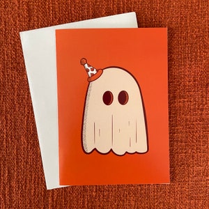 Spooky Birthday Card | Ghost Birthday Card | Cute Halloween Card | Ghost Happy Birthday Card