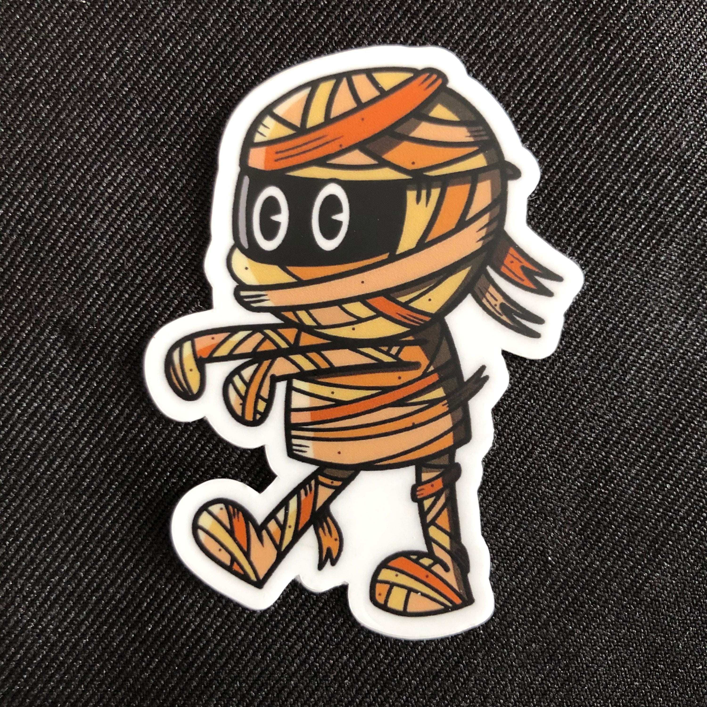 Halloween Mummy Sticker | Cute Halloween Sticker | Spooky Cute Sticker | Monster Sticker