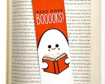 Spooky Ghost Bookmark | Cute Halloween Stationery