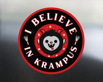 Krampus Magnet | Original Art by Spooky Shake Studios