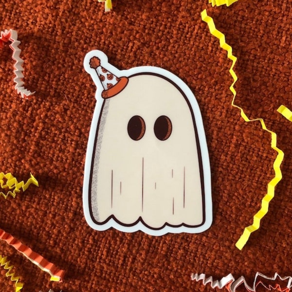 Cute Ghost Sticker | Halloween Sticker | Spooky Cute Sticker | Ghost Sticker