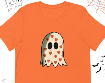 Heart Ghost Shirt | Spooky Cute Halloween Tee