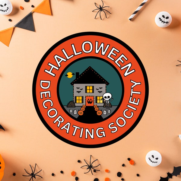 Halloween Decorating Sticker | Cute Halloween Sticker | Spooky Cute Sticker | Halloween Decorations Sticker |