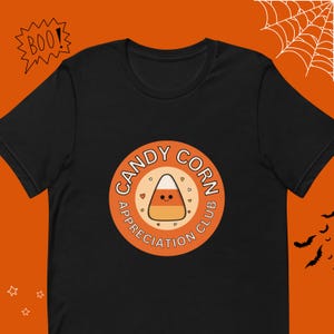 Süßigkeits-Corn-Shirt | Candy Corn Wertschätzung Club T-Shirt | Süßes Candy Corn Shirt | Süßigkeit-Mais-Liebhaber-T-Shirt